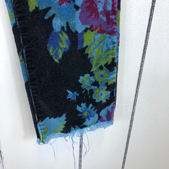 Nevada Floral Corduroy Pants Sz 28 - Picture 7 of 8